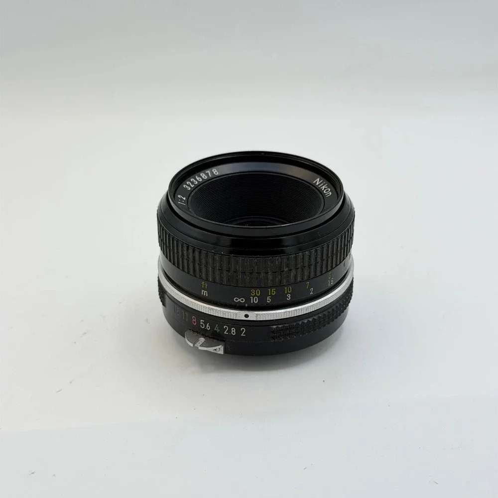 Nikon Nikkor 50mm 1:2 Manual Focus Lens F-Mount Vintage Japan 3236878 FUNGUS